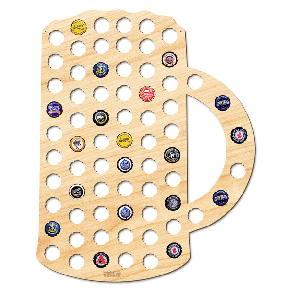 Home Wet Bar Beer Mug Beer Cap Wall Décor Wayfair